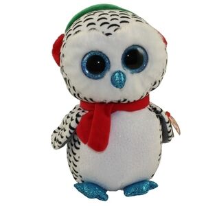 NWT TY Beanie Boos - NESTER the Owl (Medium Size - 9 in)